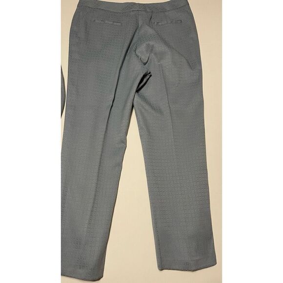 Women's Larry Levine 3 Piece Teal Blue Career Business‎ Travel Pant Suit Size 18 - Picture 7 of 16